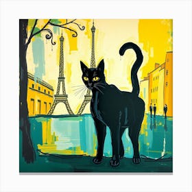 Paris Cat 1 Canvas Print