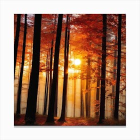 Autumn Forest 117 Canvas Print