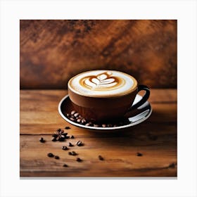 Latte Art 1 Canvas Print