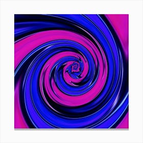 Abstract Purple And Blue Swirl Stampe su tela