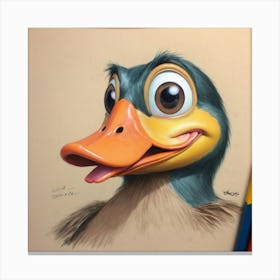 Duck! 12 Canvas Print