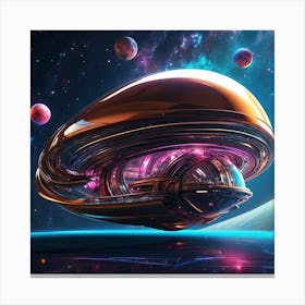 Alien Cruiser 1 Canvas Print