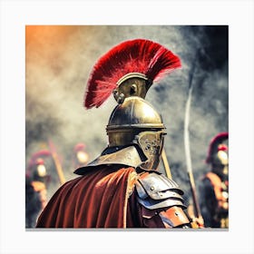 Roman Spartan Warrior Canvas Print