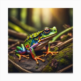 Colorful Tree Frog 1 Canvas Print