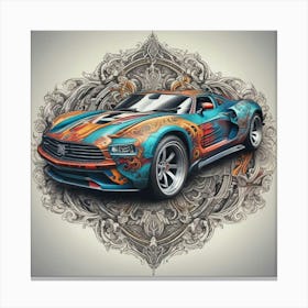 Car Art 2 Canvas Print