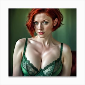 Red Hair Tess Synthesis Canvas Print