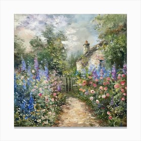 Flower Symphony Botanical Garden 16 Canvas Print