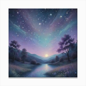 Night Sky 6 Canvas Print