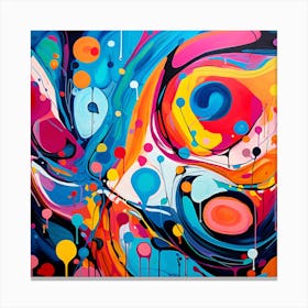 Juangisme Mindless Journey Abstract Art #11 Canvas Print