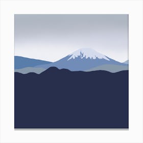 Mt Fuji impression Canvas Print