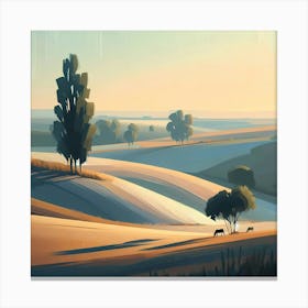 Landscape Painting 135 Canvas Print