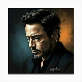 Robert Downey Jr 1 Canvas Print