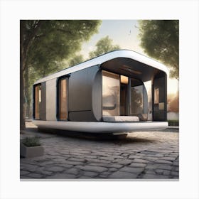 Futuristic Mobile Home 4 Canvas Print