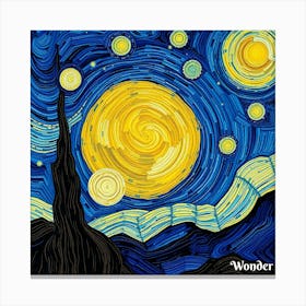 Starry Night 12 Canvas Print