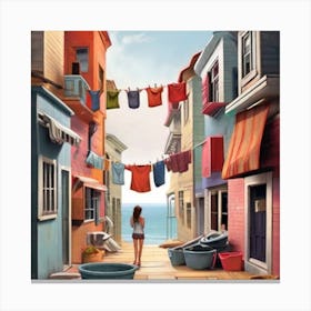 Street Scene Canvas Print