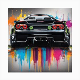 Car Painting 19 Canvas Print