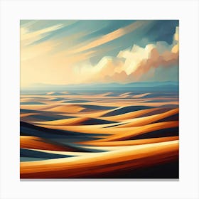 Abstract Landscape Painting 7 Canvas Print