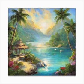 Tropical Paradise Canvas Print