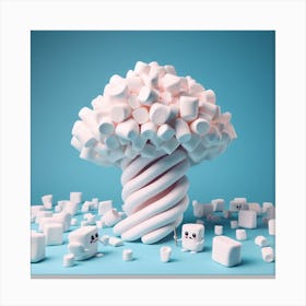 Marshmallow Tree Canvas Print