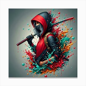 Dead Ninja Canvas Print