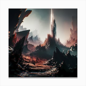 Rocky Landscape Canvas Print