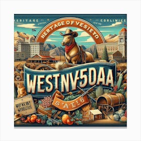 West Nvada Sale Canvas Print