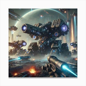 Aurora Siegecraft Canvas Print