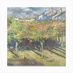 Claude Monet'S Vineyard Canvas Print