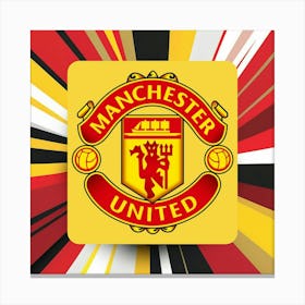 Manchester United F.C. Logo Wall Art 13 Canvas Print