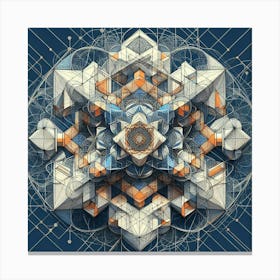 Geometric Mandala Canvas Print