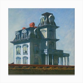 The House By The Railroad, Edward Hopper Canvas Print