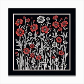 Red Poppies 1 Canvas Print