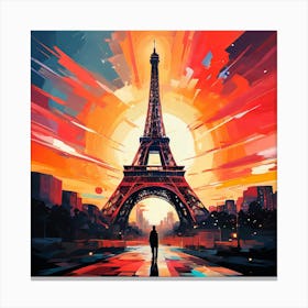 A Unique Nft Art Piece Depicting A Famous Landmark With An Abstract Twist 274280711 Canvas Print