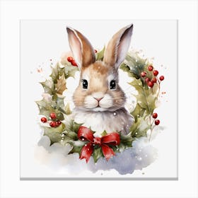 Christmas Bunny 7 Canvas Print