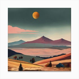 Landscape Painting 125 Canvas Print