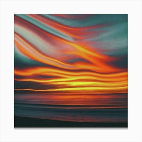 Sunset Painting Canvas Print