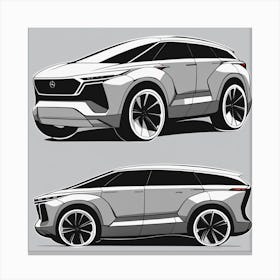 Concept Suv Canvas Print