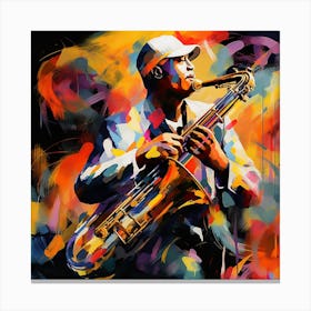 Jazz Musician 86 Canvas Print