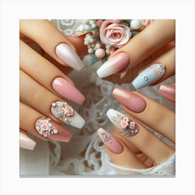 Wedding Nails 2 Canvas Print