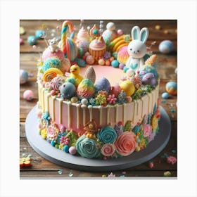 Easter Cake Canvas Print