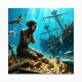 Pirates Of The Caribbean 6 Canvas Print