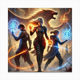 Ronan Children Take Center Stage Canvas Print