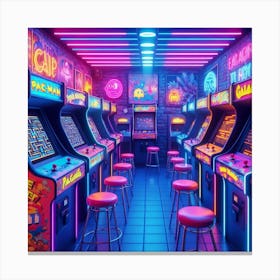 Arcade Room 1 Canvas Print