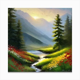 Mountain Stream 13 Canvas Print