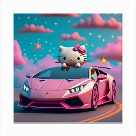 Hello Kitty 2 Canvas Print