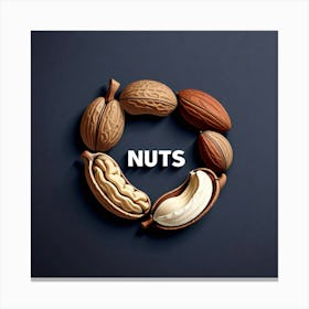 Nuts In A Circle 8 Canvas Print