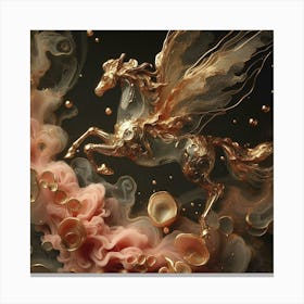 Gold Horse Canvas Print