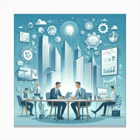 Business Meeting 1 Canvas Print