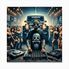 DJ Hunzinator Canvas Print