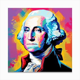 George Washington Pop Art Canvas Print